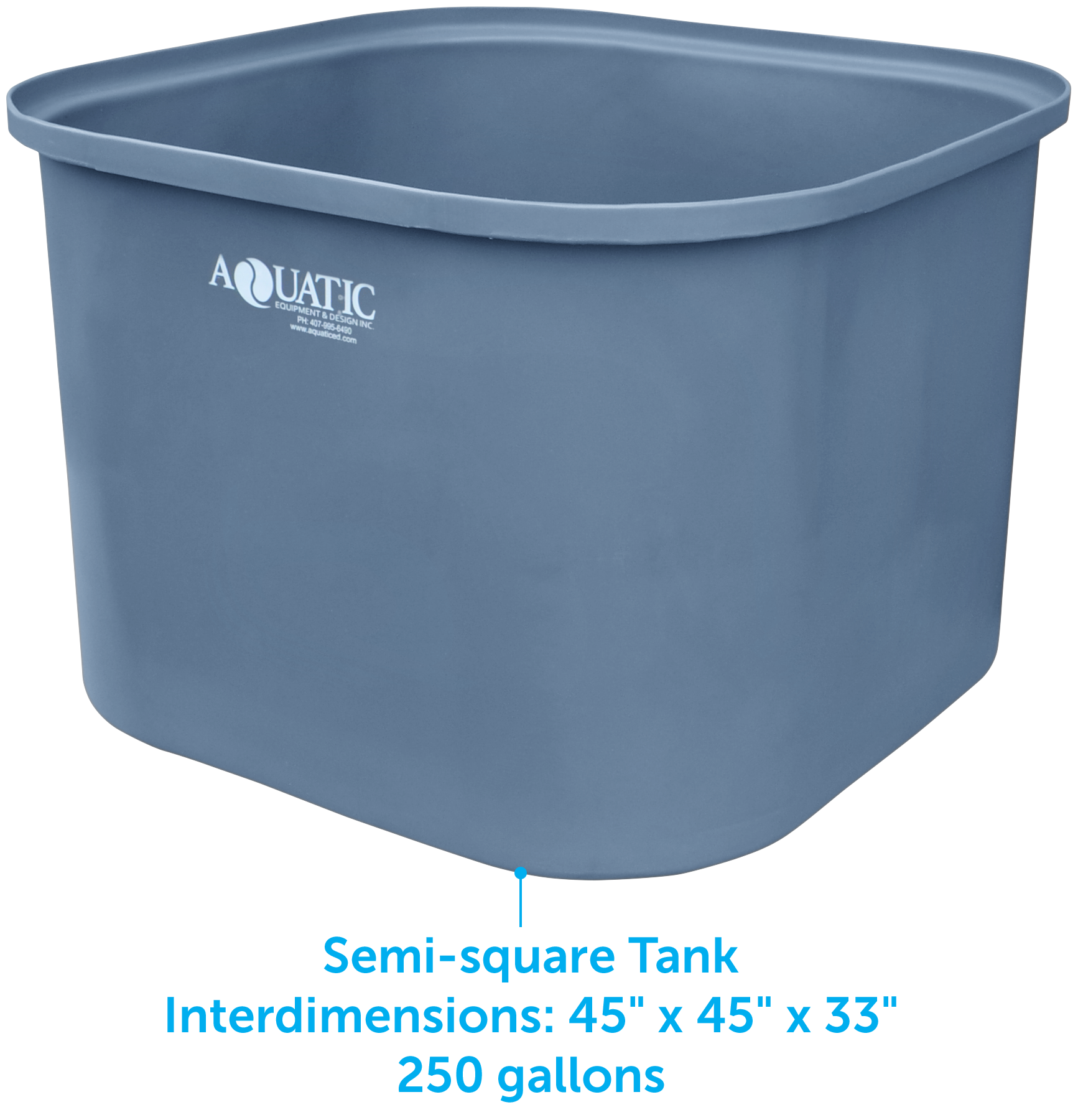 Rotomolded Polytanks Semi-Square & Rectangular Trough